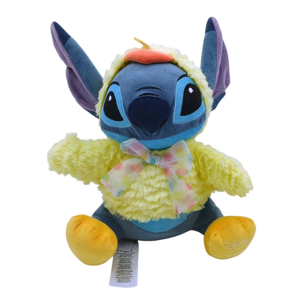 Lilo And Stitch Disney Store Easter Yellow Chick 2022 Stitch Plush Soft Toy 13”